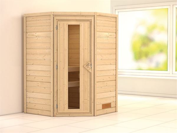 Alicja - Karibu Sauna Plug & Play ohne Ofen - ohne Dachkranz - Energiespartür Alicja - Karibu Sauna Plug & Play ohne Ofen - ohne Dachkranz - Energiespartür