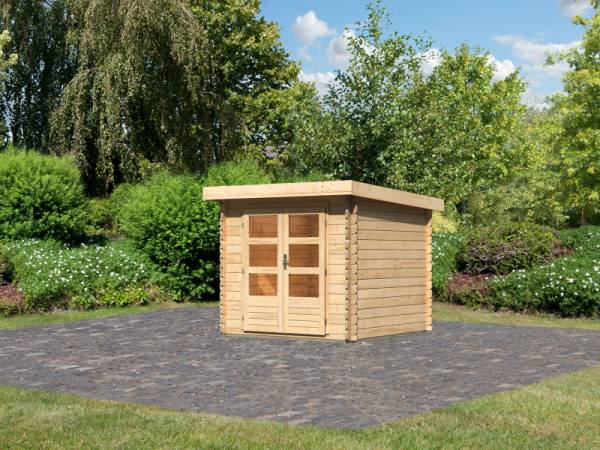 Karibu Woodfeeling Gartenhaus Bastrup 2 natur Karibu Woodfeeling Gartenhaus Bastrup 2 natur