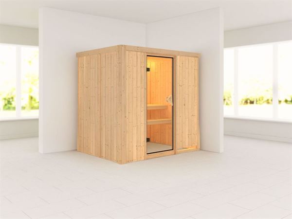 Bodin - Karibu Sauna ohne Ofen - ohne Dachkranz - Bodin - Karibu Sauna ohne Ofen - ohne Dachkranz -