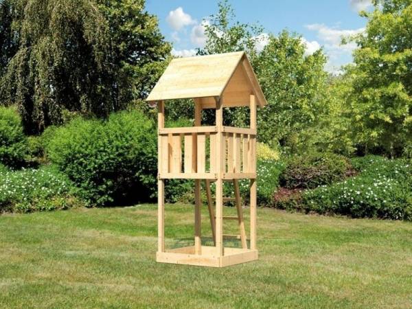 Akubi Spielturm Lotti naturbelassen Akubi Spielturm Lotti naturbelassen