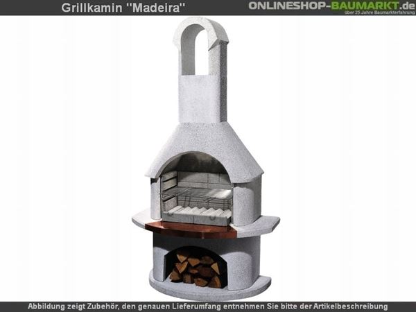 Buschbeck Gartengrillkamin Madeira weiss Buschbeck Gartengrillkamin Madeira weiss