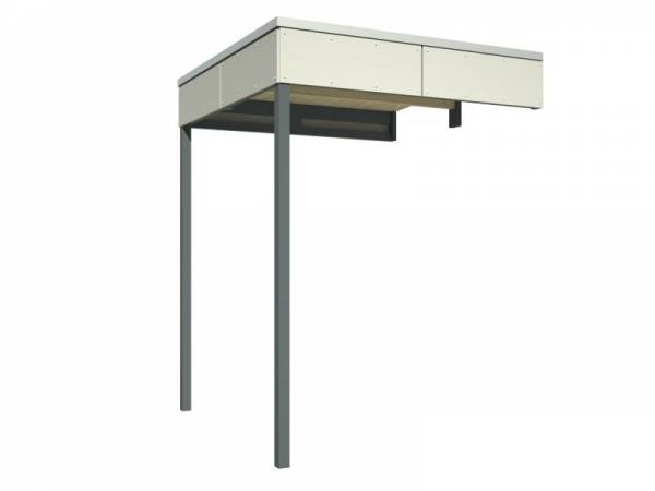 Seitlicher Anbau für Crosscube 2 telegrau Seitlicher Anbau für Crosscube 2 telegrau