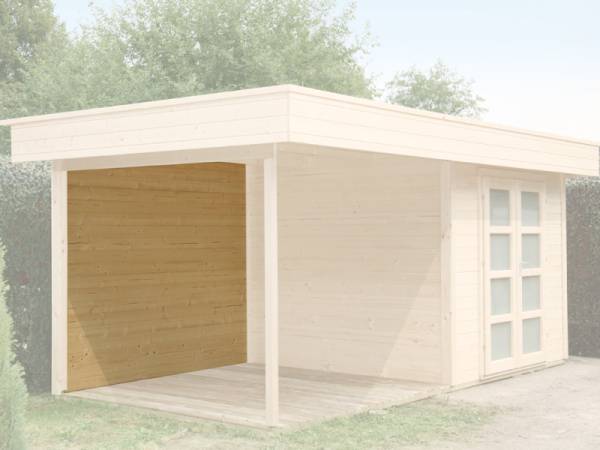 Wolff Finnhaus Rückwand für Seitendach 350 cm