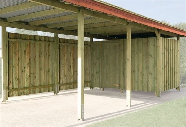 Weka Geräteraum KDI für Carports Weka Geräteraum KDI für Carports