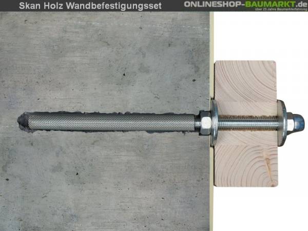 Skan Holz Wandbefestigungsset für Terrassenüberdachungen mit 434 cm Breite Skan Holz Wandbefestigungsset für Terrassenüberdachungen mit 434 cm Breite