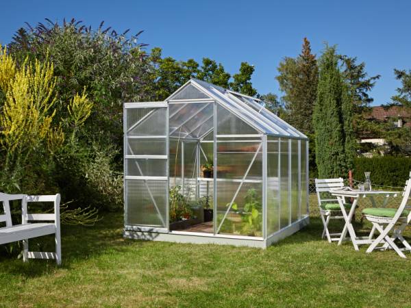 Vitavia Gewächshaus Comet 5000 HKP 4 mm Alu eloxiert Vitavia Gewächshaus Comet 5000 HKP 4 mm Alu eloxiert