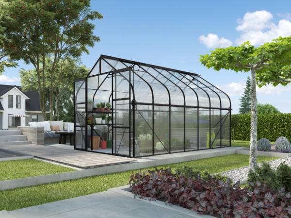 Vitavia Gewächshaus Diana 11500 HKP 4 mm in schwarz