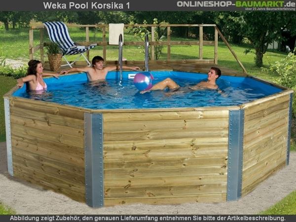 Weka Pool 593 B Gr. 1 mit Edelstahlleiter Weka Pool 593 B Gr. 1 mit Edelstahlleiter