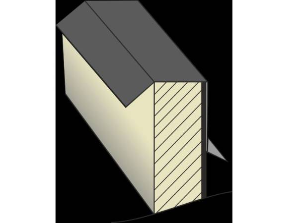 Blendenabdeckung Flachdach Typ 1b - bis 30 mm Blendendicke - 10 Stück