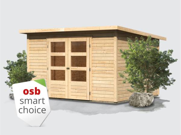 Osb smart choice Gartenhaus Stegen 5, inkl. Fußboden