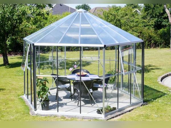 Vitavia Gewächshaus Hera 9000 ESG 3 mm u. HKP 6 mm Alu Vitavia Gewächshaus Hera 9000 ESG 3 mm u. HKP 6 mm Alu