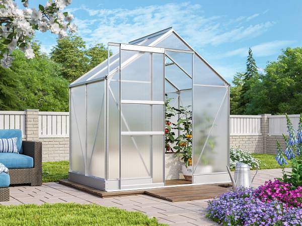 Vitavia Gewächshaus Apollo 2500 HKP 4 mm Alu Vitavia Gewächshaus Apollo 2500 HKP 4 mm Alu