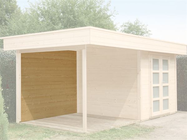 Wolff Finnhaus Rückwand für Seitendach 150 cm Wolff Finnhaus Rückwand für Seitendach 150 cm
