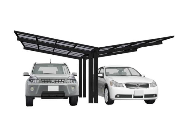Ximax Aluminium Carport Linea Typ 60 Y-Ausführung Schwarz