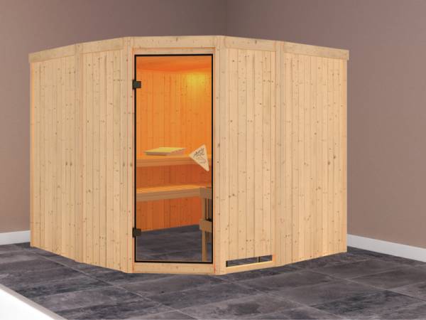 Simara 3 - Karibu Sauna ohne Ofen - ohne Fenster -