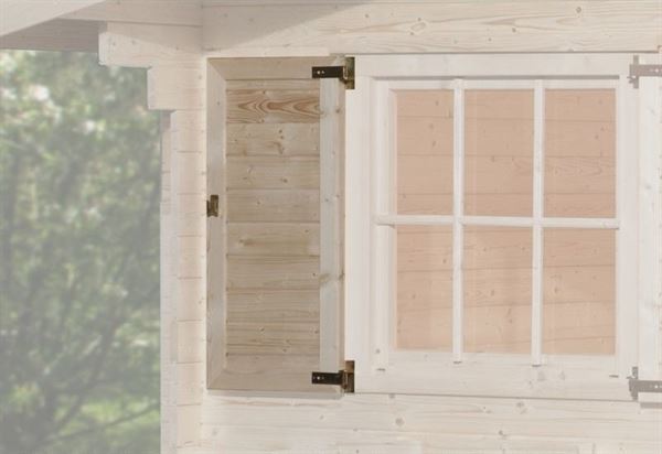 Weka Fensterladen 1-seitig für Fenster 91 x 91 cm Weka Fensterladen 1-seitig für Fenster 91 x 91 cm