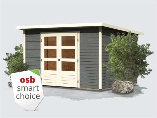 Osb smart choice Gartenhaus Stegen 5 in terragrau