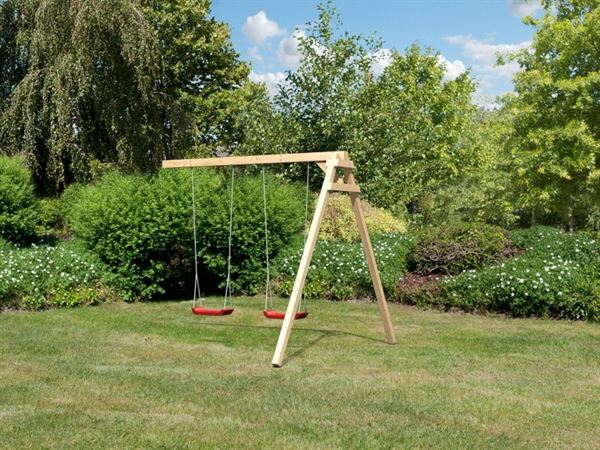 Akubi Schaukelanbau Doppelschaukel für Lotti, Danny und Luis Akubi Schaukelanbau Doppelschaukel für Lotti, Danny und Luis