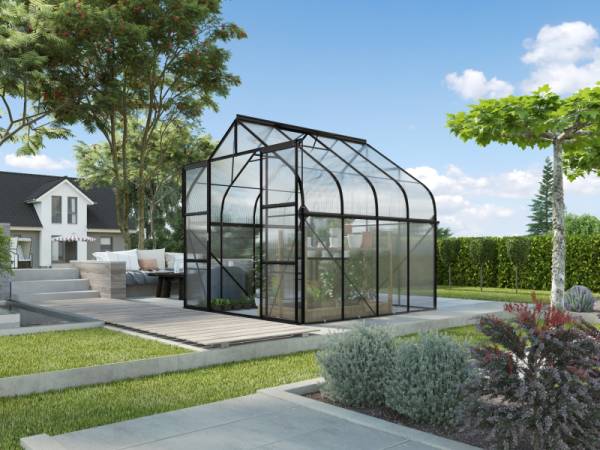 Vitavia Gewächshaus Diana 6700 HKP 4 mm in schwarz