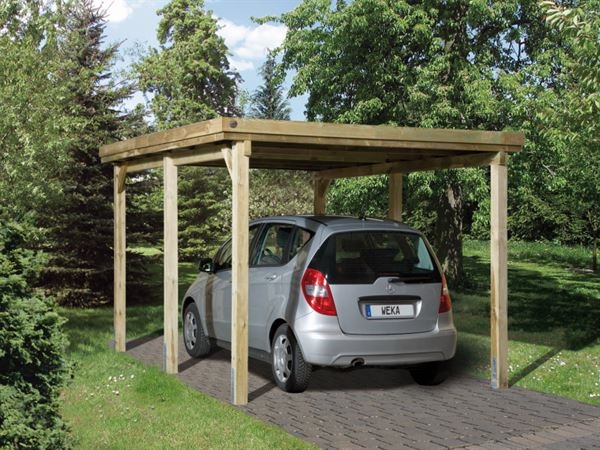 Weka Carport 617 Größe 1 ohne Dachplatten Weka Carport 617 Größe 1 ohne Dachplatten