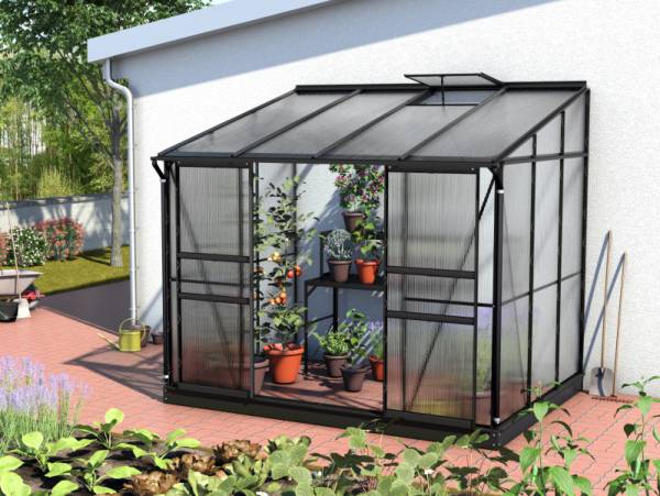 Vitavia Gewächshaus Ida 5200 HKP 4 mm, Schwarz