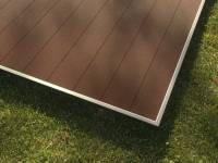 WPC Premium Terrassendielen Komplettset 4 x 5 Meter - Ebenholz