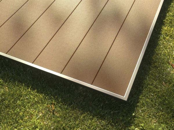 WPC Premium Terrassendielen Komplettset 3 x 3 Meter - Sand WPC Premium Terrassendielen Komplettset 3 x 3 Meter - Sand