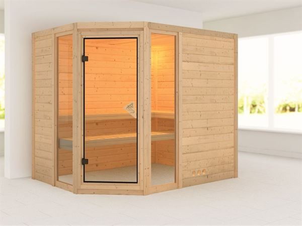 Sinai 3 - Karibu Sauna ohne Ofen - ohne Dachkranz - Sinai 3 - Karibu Sauna ohne Ofen - ohne Dachkranz -