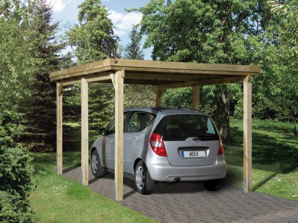 Weka Carport 617 Größe 1 inkl. Stahldach Weka Carport 617 Größe 1 inkl. Stahldach