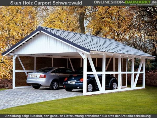 Skan Holz Carport Schwarzwald 684 x 600 cm
