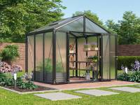 Vitavia Gewächshaus Zeus Comfort 6200 HKP 16mm, schwarz pulverbeschichtet