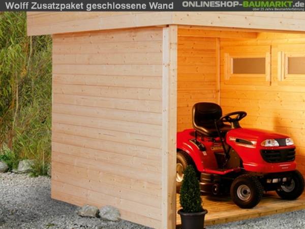 Wolff Finnhaus Zusatzpaket geschlossene Wand für Maja Wolff Finnhaus Zusatzpaket geschlossene Wand für Maja