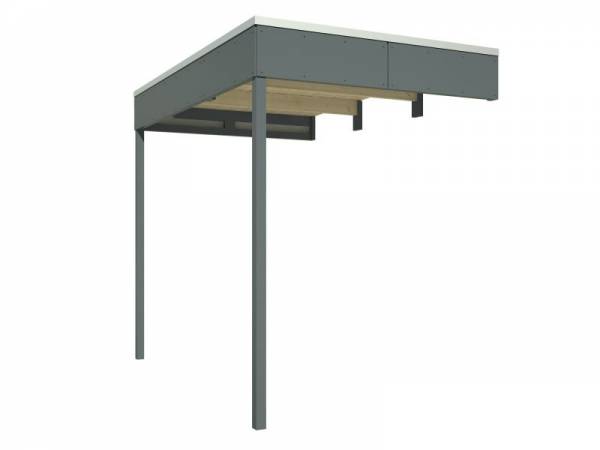 Seitlicher Anbau für Crosscube 3 und 4 schiefergrau Seitlicher Anbau für Crosscube 3 und 4 schiefergrau