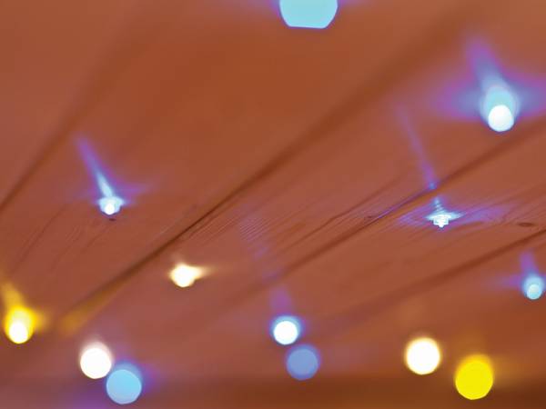 Karibu Sternenhimmel Farblichtanwendung LED