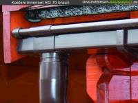 Dachrinnen Set RG 70 braun 350 cm Pultdach