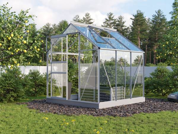 Vitavia Gewächshaus Planet 3800 ESG 3mm Alu eloxiert Vitavia Gewächshaus Planet 3800 ESG 3mm Alu eloxiert