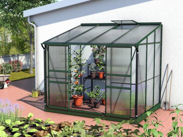 Vitavia Gewächshaus Ida 5200 HKP 4 mm dunkelgrün Vitavia Gewächshaus Ida 5200 HKP 4 mm dunkelgrün