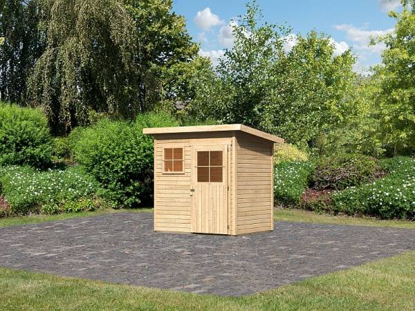 Karibu Woodfeeling Gartenhaus Oranienburg 2 natur 19 mm Karibu Woodfeeling Gartenhaus Oranienburg 2 natur 19 mm