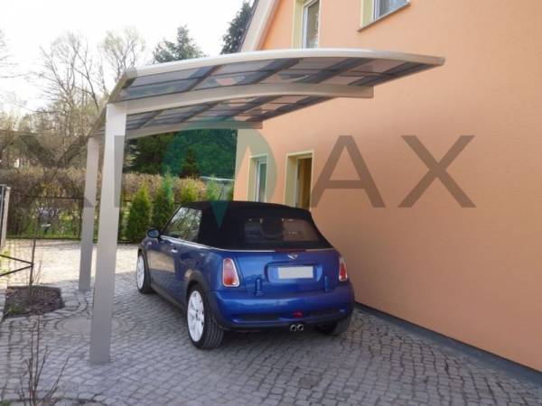 Ximax Carport Portoforte Typ 60 Edelstahl-Look 495 x 270 cm