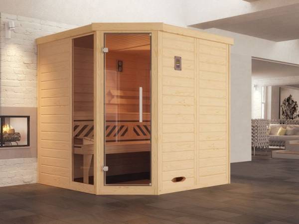 Weka Design-Sauna KEMI Eck 1 GTF