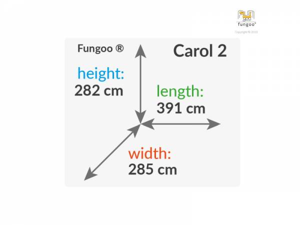 FUNGOO CAROL2 / NADELHOLZ grau&amp;weiss
