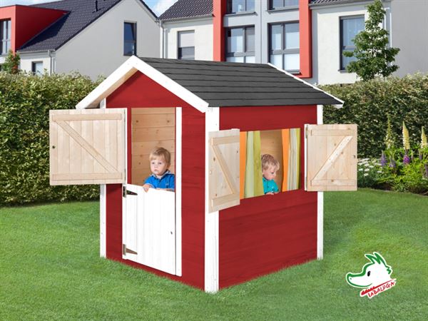 Weka Kinderspielhaus 818 rot / weiss Weka Kinderspielhaus 818 rot / weiss
