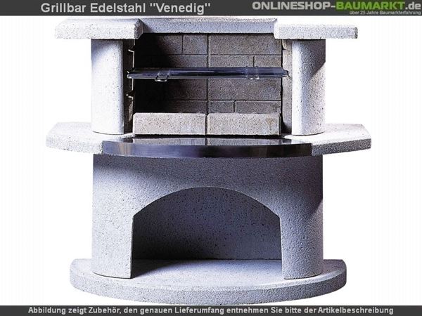 Buschbeck Gartengrillbar Venedig mit Edelstahl Buschbeck Gartengrillbar Venedig mit Edelstahl