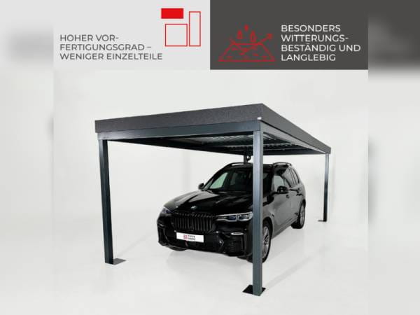 Urban Air Doppelcarport, 5,8 x 5,9 m Typ 37