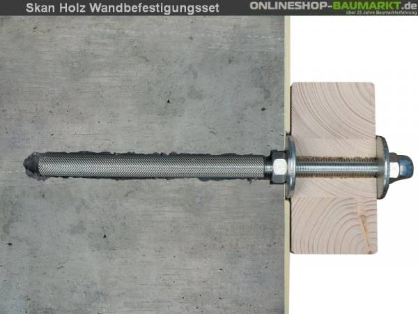 Skan Holz Wandbefestigungsset für Terrassenüberdachungen mit 327 cm Breite Skan Holz Wandbefestigungsset für Terrassenüberdachungen mit 327 cm Breite
