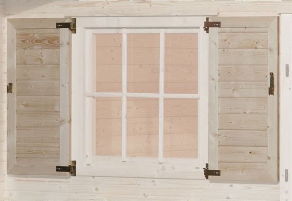 Weka Fensterladen 2-seitig für Fenster 91 x 91 cm Weka Fensterladen 2-seitig für Fenster 91 x 91 cm