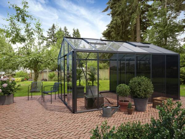 Bloomcabin Gewächshaus Klassik 14 inkl. mittlerem Stauraum