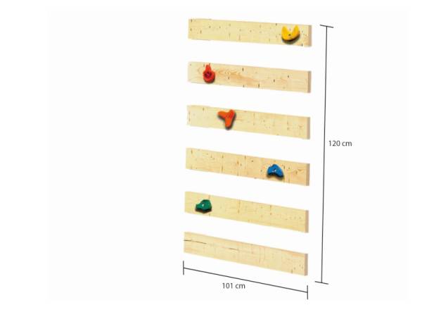 Akubi Spielturm Danny Satteldach + Rutsche rot + Einzelschaukel + Anbauplattform + Kletterwand