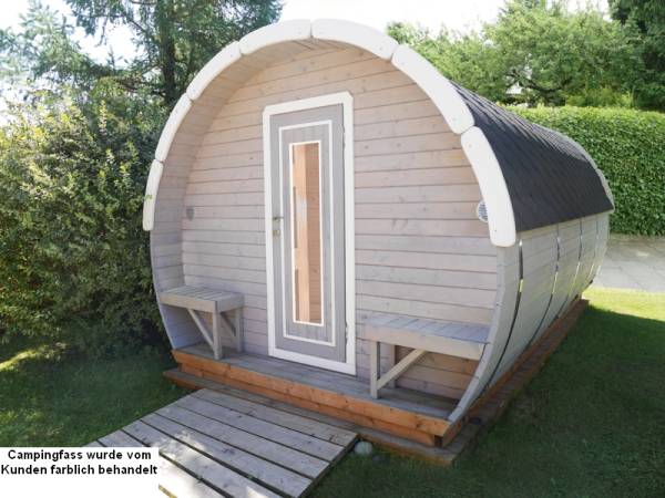 Wolff Finnhaus Campingfass Mega Bausatz mit schwarzen Dachschindeln Wolff Finnhaus Campingfass Mega Bausatz mit schwarzen Dachschindeln