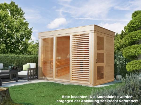 Wolff Finnhaus Sauna Paradiso 3x2 2-Raum